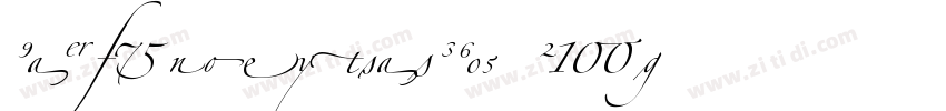 ZapfinoExtraLTW05 Sm字体转换